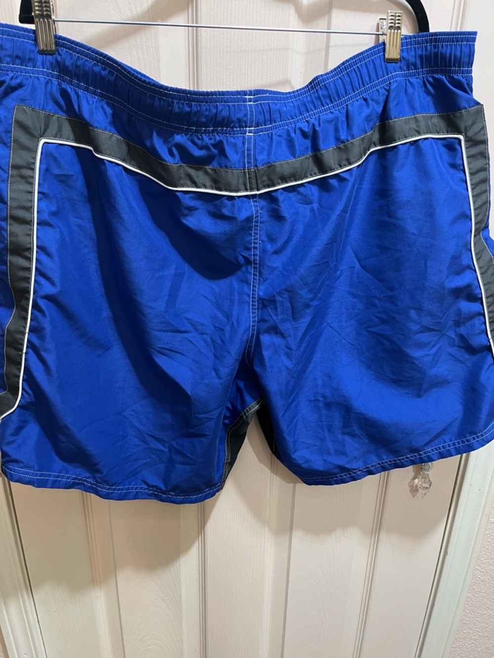 Speedo Blue Swim Trunks with Drawstring - Picture 4 of 4